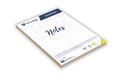 Notepad, A5, 50 lap, squared, VICTORIA OFFICE, yellow